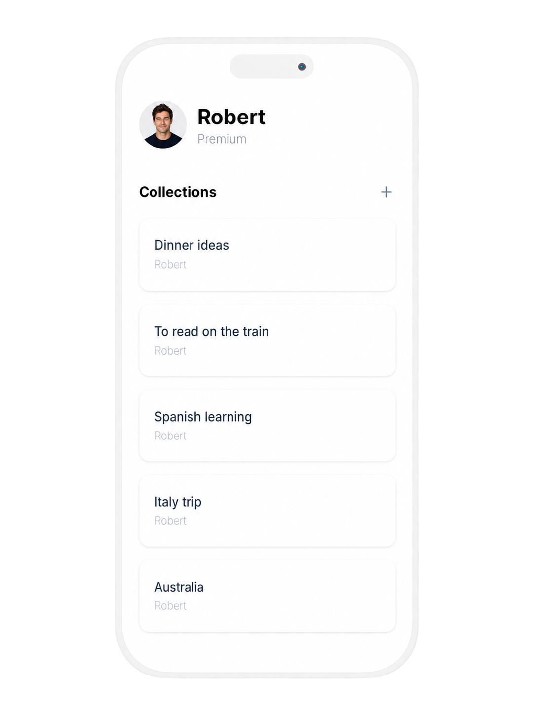 Leyendo mobile collections preview